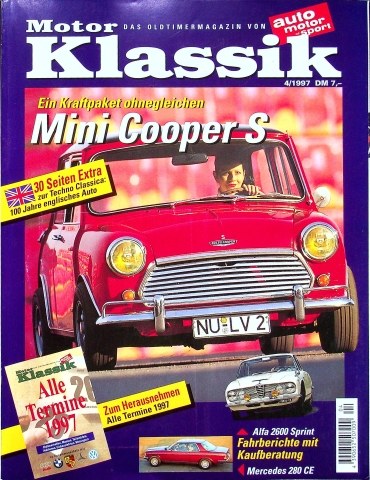 Deckblatt Motor Klassik (04/1997)